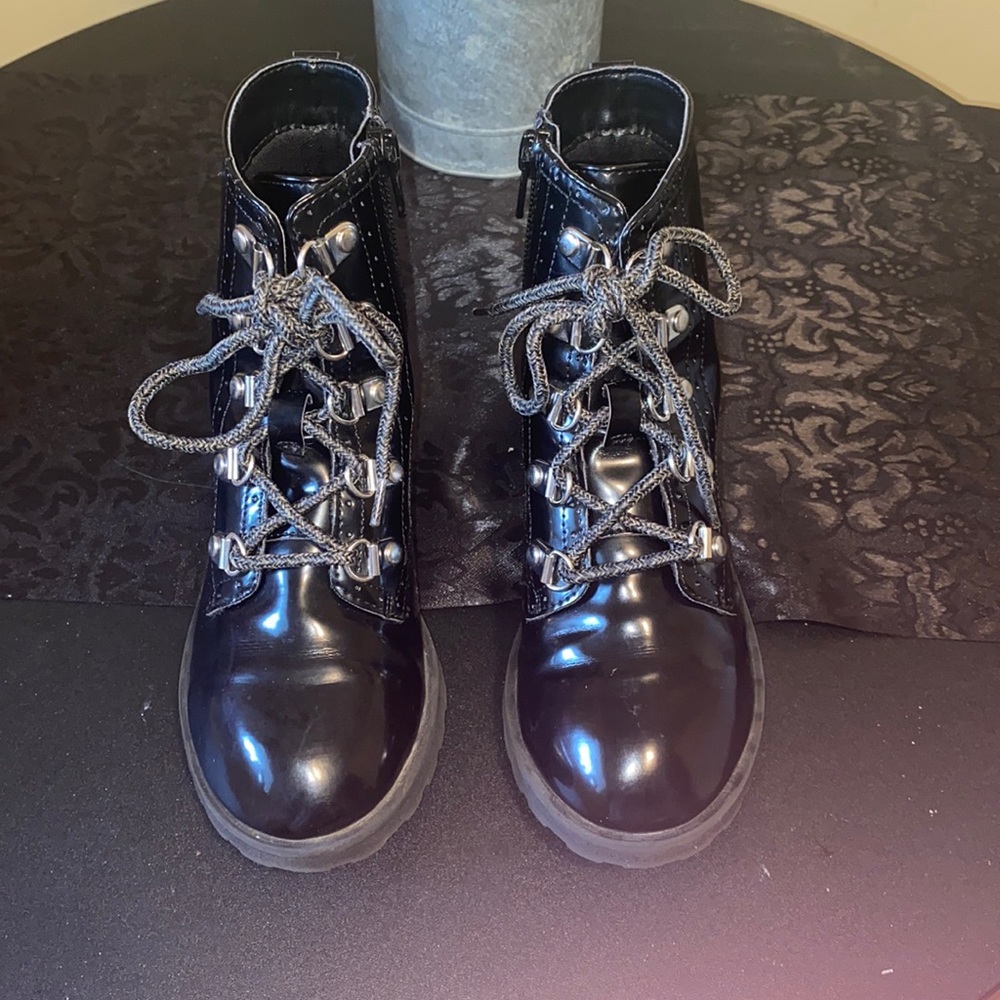 Little girls ‘Wonder Nation’ black boots 🥾